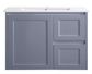 Sophie 750 Matte GREY Wall Hung Vanity
