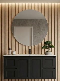 Sophie 1200 Matte BLACK Wall Hung Vanity