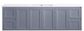 Sophie 1800 Matte GREY Wall Hung Vanity