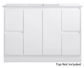 Jessica 1200  Gloss White Vanity