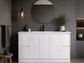 Jessica 1500  Gloss White Vanity