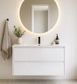 Amber 900 Matte WHITE Wall Hung Vanity