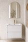 Amber 600 Matte WHITE Wall Hung Vanity