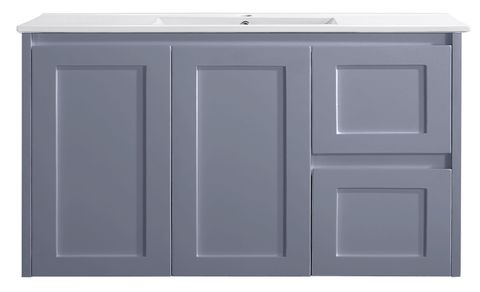 Sophie 900 Matte GREY Wall Hung Vanity