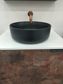 Mersey Matte Black A/C Basin 360x360x120mm