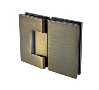 Antique Brass Shower Door Hinge 180 Degrees