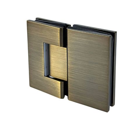 Antique Brass Shower Door Hinge 180 Degrees
