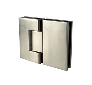 Brushed Nickel Shower Door Hinge 180 Degrees