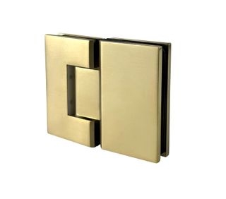 Brushed Bronze Shower Door Hinge 180 Degrees