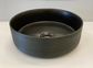 Matte Black inside, Silky Green outside above counter basin (Size:346*346*114mm)