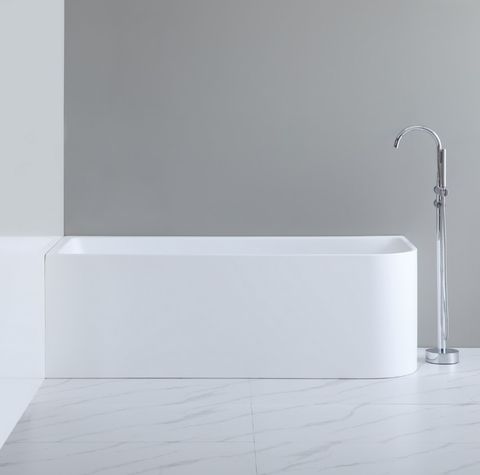 Casey 1500 Gloss White Left Corner Freestanding Bath 1500*725*580mm