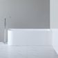 Casey 1500 Matte White Right Corner Freestanding Bath 1500*725*580mm