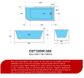 Casey 1500 Matte White Right Corner Freestanding Bath 1500*725*580mm