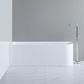 Casey 1500 Matte White Left Corner Freestanding Bath 1500*725*580mm
