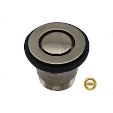 P&W Brass Bath Pop Down O/F 40mm Br N Brushed Nickel