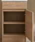 Blair Natural Oak Floormount Vanity with Ceramic Top