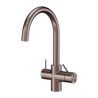 MECCA 3 WAY FILTERED MIXER TAP BRUSHED BRONZE