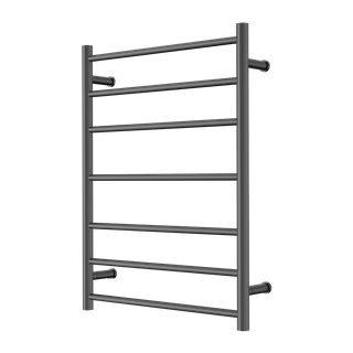 MECCA 240V 7 BAR HEATED TOWEL LADDER GUN METAL