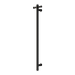 MECCA 240V SINGLE VERTICAL HEATED TOWEL RAIL MATTE BLACK
