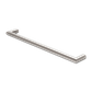 MECCA 240V SINGLE HEATED TOWEL RAIL BRUSHED NICKEL