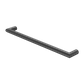 MECCA 240V SINGLE HEATED TOWEL RAIL GUN METAL