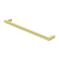 MECCA 240V SINGLE HEATED TOWEL RAIL BRUSHED GOLD