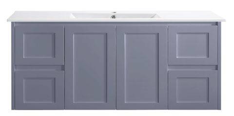 Sophie 1200 Matte GREY Wall Hung Vanity