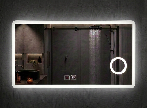 Vivian Clive Rectangle D & M 1200 x 700 LED Mirror