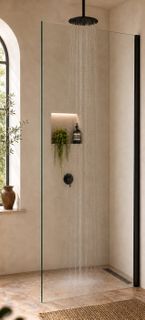 Frameless 950x2090x10mm Tempered Glass Panel (No holes or cut outs)