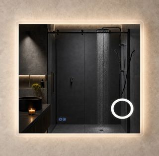 Vivian Clive Rectangle D & M 750 x 700 LED Mirror