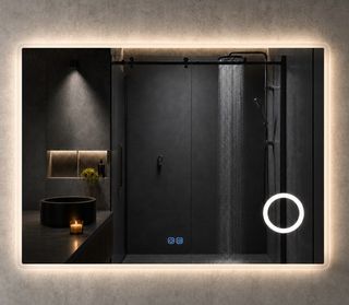 Vivian Clive Rectangle D & M 900 x 700 LED Mirror
