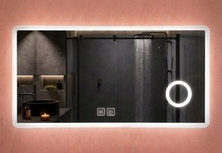 Vivian Clive Rectangle D & M 1500 x 700 LED Mirror
