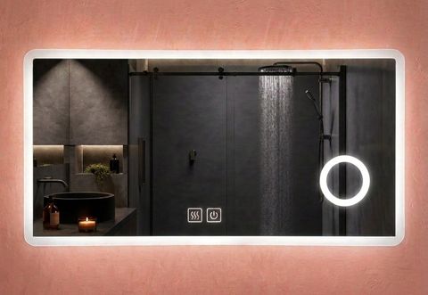 Vivian Clive Rectangle D & M 1500 x 700 LED Mirror