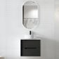 Byron 600x460x550 Wall Hung  Black Oak Cabinet Only