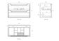 Byron 900x460x550 Wall Hung  Black Oak Cabinet Only