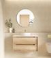 Byron 900x460x550 Wall Hung  Natural Oak Cabinet Only