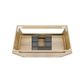 Byron 900x460x550 Wall Hung  Natural Oak Cabinet Only