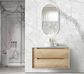 Byron 900x460x550 Wall Hung  Natural Oak Cabinet Only
