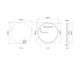 LED Bondi 800mm Frameless Mirror