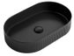 Kensington 580X360x100 Oval Basin MATTE BLACK