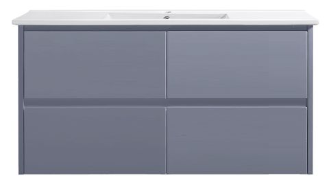 Amber 1200 Matte GREY Wall Hung Vanity