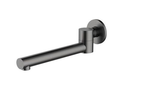 Star Electroplated Gun Metal Swivel Bath Spout 227mm
