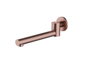 Star PVD Champagne Swivel Bath Spout 227mm