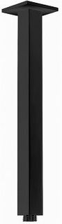 Savanna Square Matte Black Ceiling Dropper 600mm