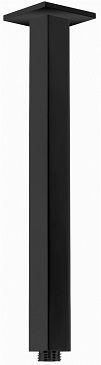 Savanna Square Matte Black Ceiling Dropper 600mm