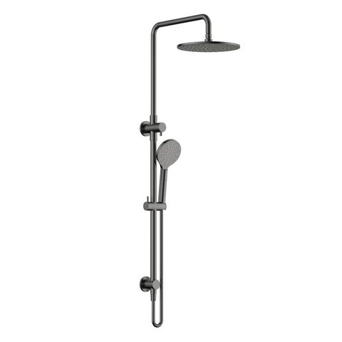 Star Luxury Gun Metal Shower Column Set