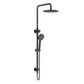 Star Luxury Matte Black Shower Column Set
