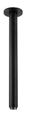 Ramsay Round Matte Black Ceiling Dropper 600mm