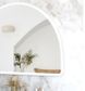 LED Moonlight Archie 800(H)x1200(W) White Metal Frame Mirror