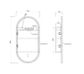 LED Noosa 900(H)x450(W) White Shaving Cabinet - Premium Edition